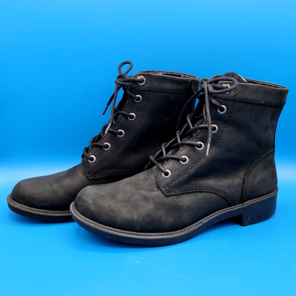 Kodiak Womens Black Waterproof All Seasons Leather Suede Boots Size 7‎
